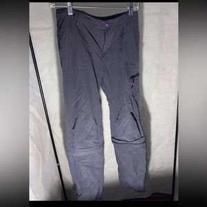 Marmot Women’s Convertible Zip Off Drawstring Gray Hiking Pants XL/TG